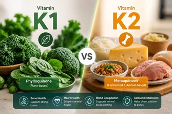 ویتامین K2 چیست و چه تفاوتی با K1 دارد ؟